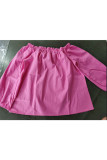 Fashion Casual Solid Patchwork Off the Shoulder Tops