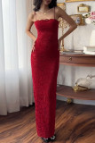 Sexy Solid Color Lace Hollow Out Square Neck Lace Dress Dresses