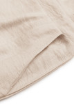 Casual Solid Color Buttons Flounce Square Neck Loose Jumpsuits