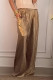 Casual Solid Color Pocket Ruched Loose High Waist Solid Color Bottoms