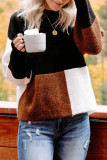 Fashion Street Striped Pullovers Half A Turtleneck Tops