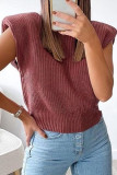 Fashion Casual Solid Split Joint Turtleneck Tops