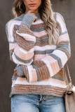 Fashion Street Striped O Neck Tops