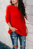 Fashion Street Solid O Neck Tops