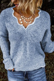 Fashion Street Solid V Neck Tops