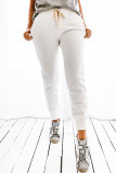 Fashion Casual Solid Frenulum Harlan Bottoms