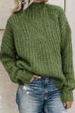Fashion Casual Adult Solid Pullovers Turtleneck Tops