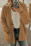 Fashion British Style Solid Split Joint O Neck Outerwear