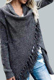 Fashion Casual Solid Patchwork O Neck Mid Waist Tops