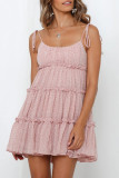 Fashion Bohemian Print Split Joint Spaghetti Strap Beach Dresses