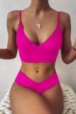 Fashion Sexy Solid Swimwears
