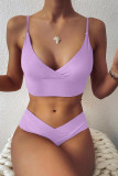 Fashion Sexy Solid Swimwears