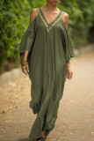 Fashion Vacation Solid Split Joint Swimwears Cover Up