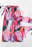 Fashion Sexy Print Split Joint Swimwears