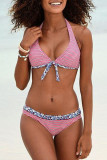 Fashion Sexy Print Frenulum Swimwears