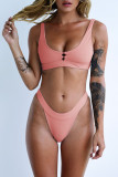 Fashion Sexy Solid Swimwears