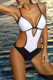 Fashion Sexy Solid Patchwork Swimwears