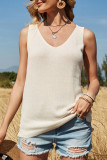 Fashion Street Solid V Neck Tops
