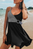 Fashion Vacation Print Split Joint Swimwears