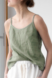Fashion Casual Solid Basic Tops
