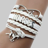 Fashion Daily Letter Patchwork Bracelets