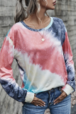 Tie Dye Basic O Neck T-Shirts