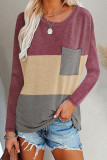 Fashion Casual Solid Split Joint O Neck T-Shirts