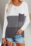 Fashion Casual Solid Split Joint O Neck T-Shirts