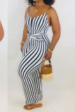 Black Sexy Slip Striped Stripe Plus Size