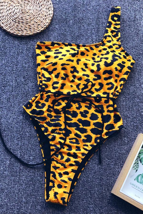 leopard backless top
