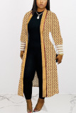 Leopard print Daily Twilled Satin Print Cardigan O Neck Outerwear