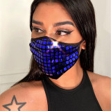 Silver Fashion Casual Print Face Protection