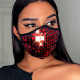 Blue Fashion Casual Print Face Protection