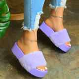 Purple Casual Opend Comfortable Shoes