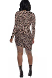 Black England Cap Sleeve Long Sleeves O neck Asymmetrical Knee-Length Print asymmetrical Club D