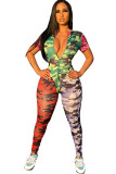 As Show Sexy Short Sleeve O Neck Jumpsuits