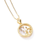 Aquarius Fashion Solid Zodiac Necklace