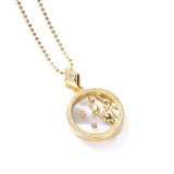Capricorn Fashion Solid Zodiac Necklace