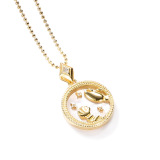 Virgo Fashion Solid Zodiac Necklace