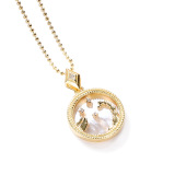 Aries Fashion Solid Zodiac Necklace