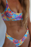 Multi-color Sexy Print Swimwears