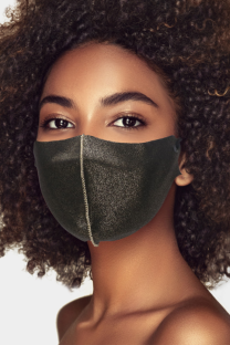 Black Casual Street Patchwork Solid Mask