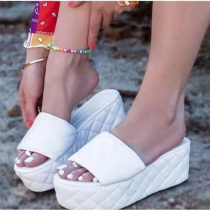 White Casual Street Split Joint Opend Out Door Shoes