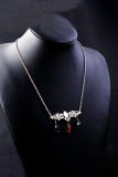Silver Street Patchwork Metal Accessories Decoration Necklaces