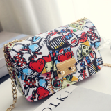 Red Fashion Print Bags