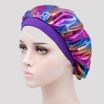 Purple Casual Living Print Patchwork Hat