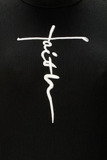 Black Casual Embroidery Split Joint Turtleneck Regular Jumpsuits