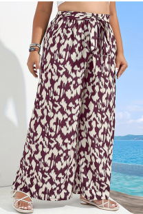 Red Plus Size Casual Vacation Print Strap Design
