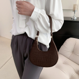 Khaki Daily Simplicity Solid Fold Felt Bags