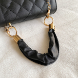 Black Simplicity Solid Metal Accessories Decoration Chains Bags